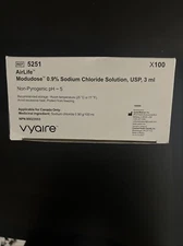 AirLife Modudose Saline Solution 3 ml- 100 Pieces - No Box Available.