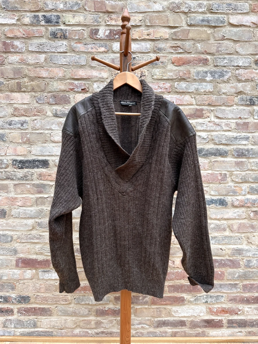 Salvatore Ferragamo Wool Sweaters for Men for sale | eBay