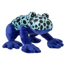 Rainforest BLUE POISON DART FROG 9.5" Plush Stuffed Animal Kids Toy New