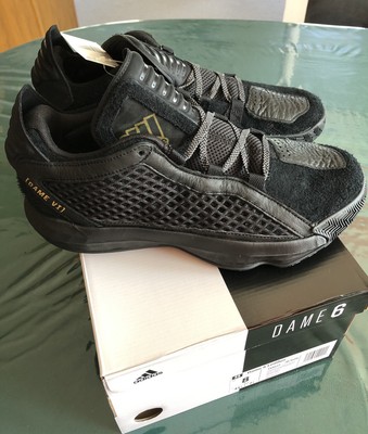 dame 6 leather black gold