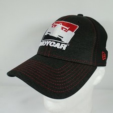 INDYCAR Series Black with Red Stitch Cap Collector Hat Small--Medium