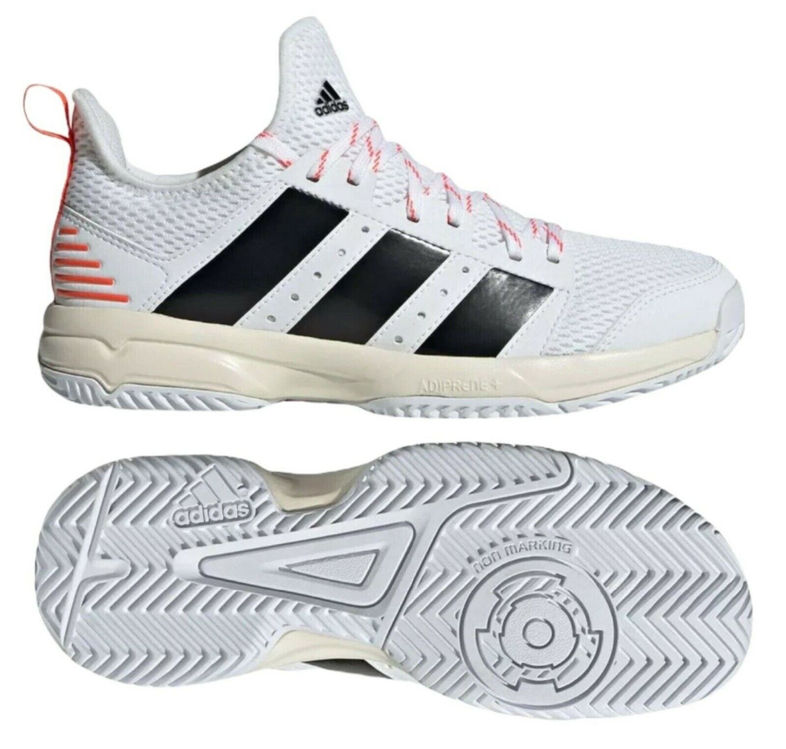 NEW Adidas Stabil Kids/Youth White/Black/Red, FZ4655, Sz | eBay