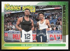 2020-21 Hoops Winter Jersey Swap Ja Morant / Zion Williamson #10