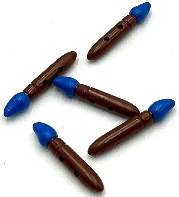 Lego Minifigure Reddish Brown Paint Brush Spare Part