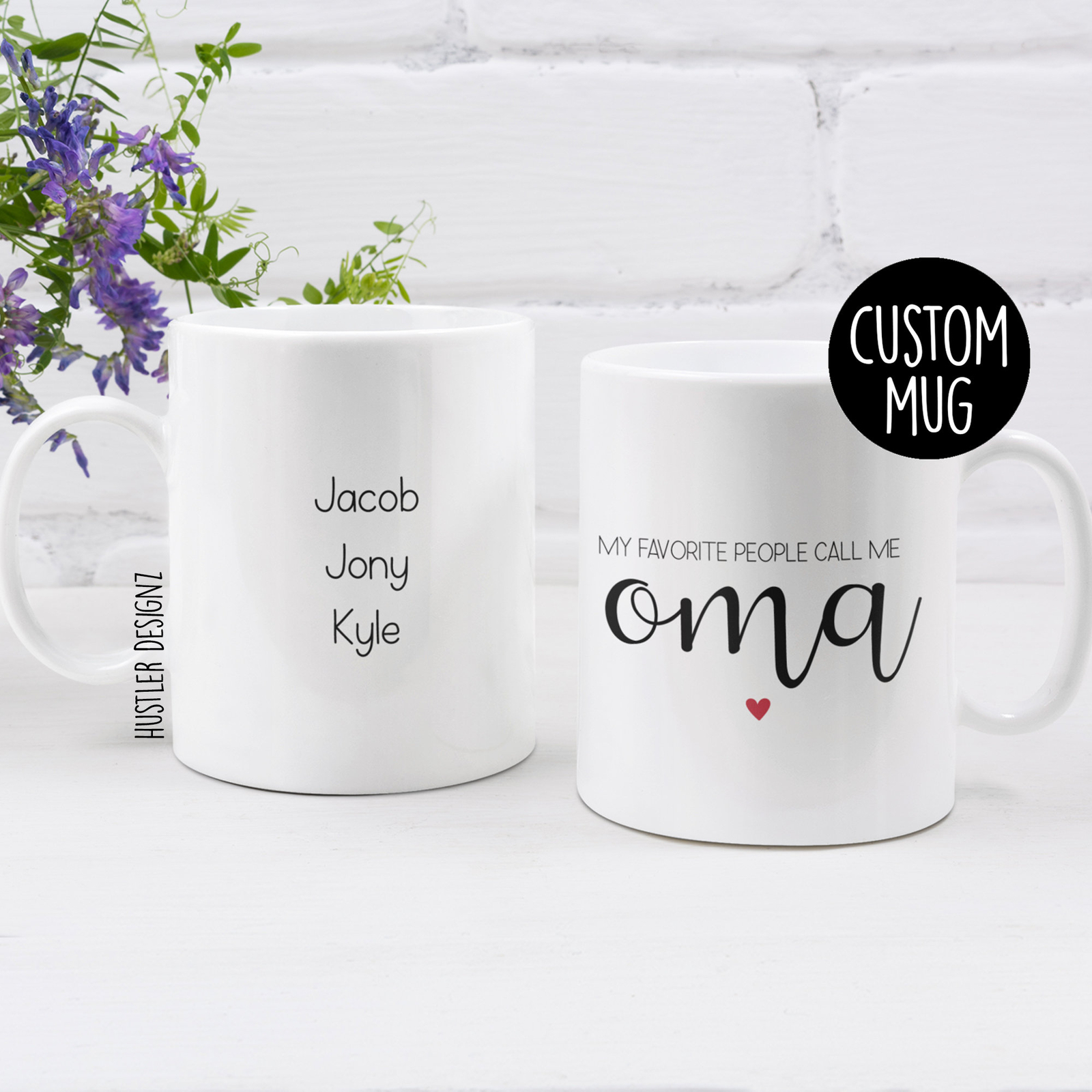 My Favorite People Call Me Oma Oma Gift Personalized Mug Oma Mug Best Oma