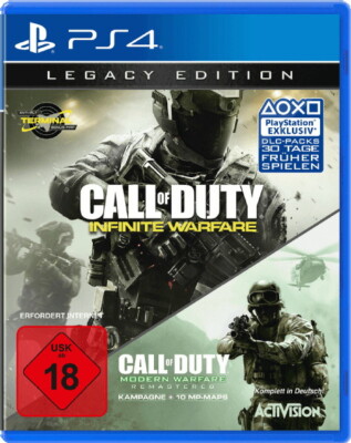 COD Call of Duty Infinite Warfare MW Rem Legacy Edition PS4 (Sony PlayStation 4)