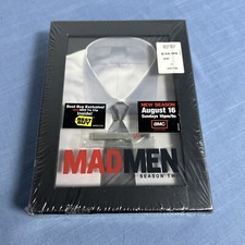 Mad Men - Season 2 DVD, 2009, 4-Disc Set Exclusive MADMEN Tie Clip Enclosed