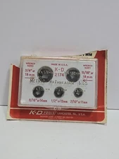 Vintage K-D Tools Metric Rethreader Dies Set 2174 NOS