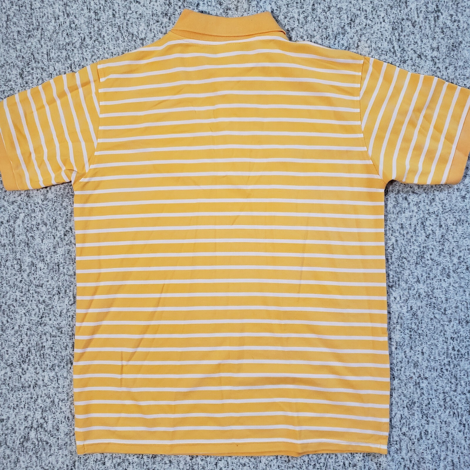 Vtg Lacoste Tag Size 6 Made in France Yellow Mens Polo Shirt Golf 100% Cotton thumbnail 7