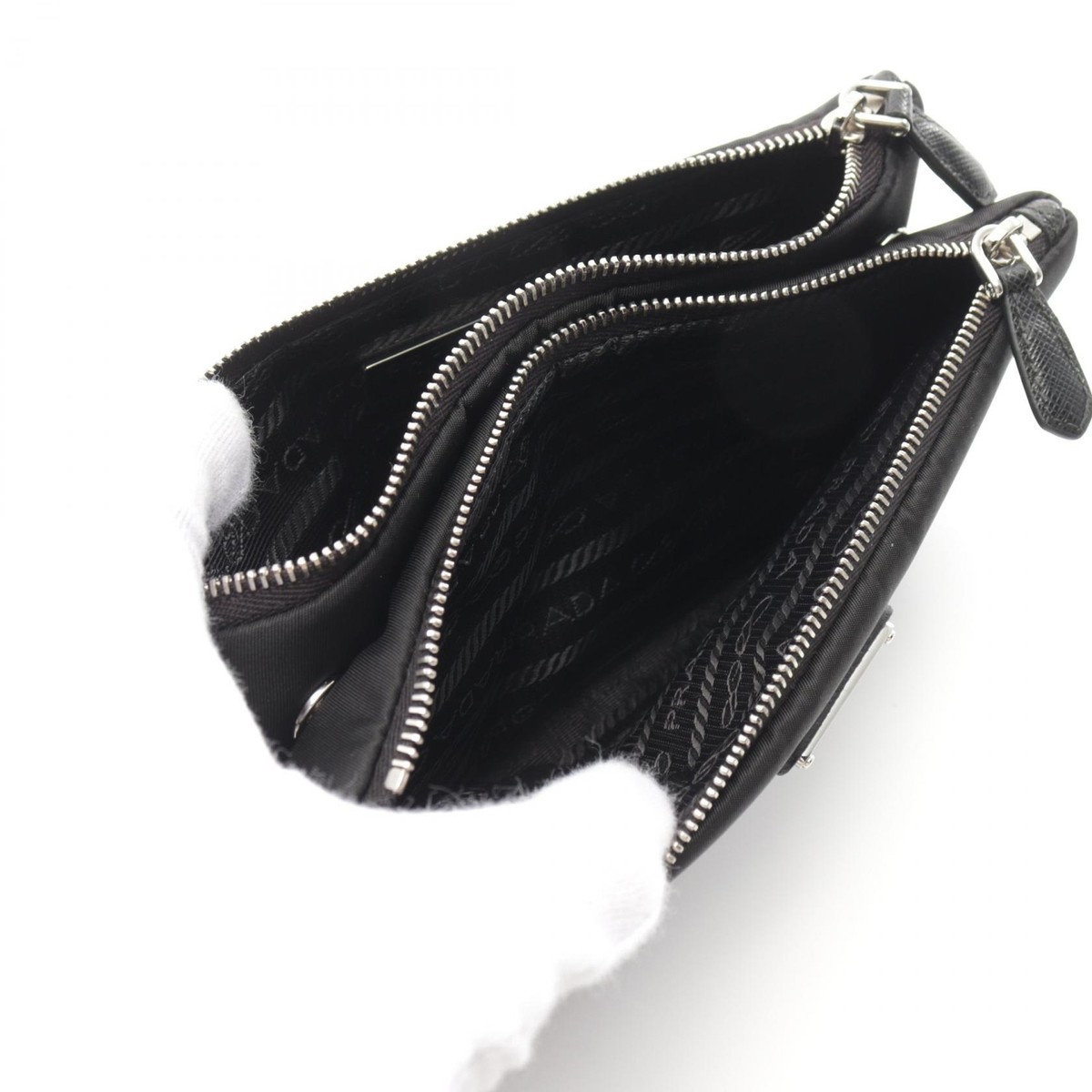 PRADA TESSUTO POCKET business clutch bag 1MB0452DMVF0002