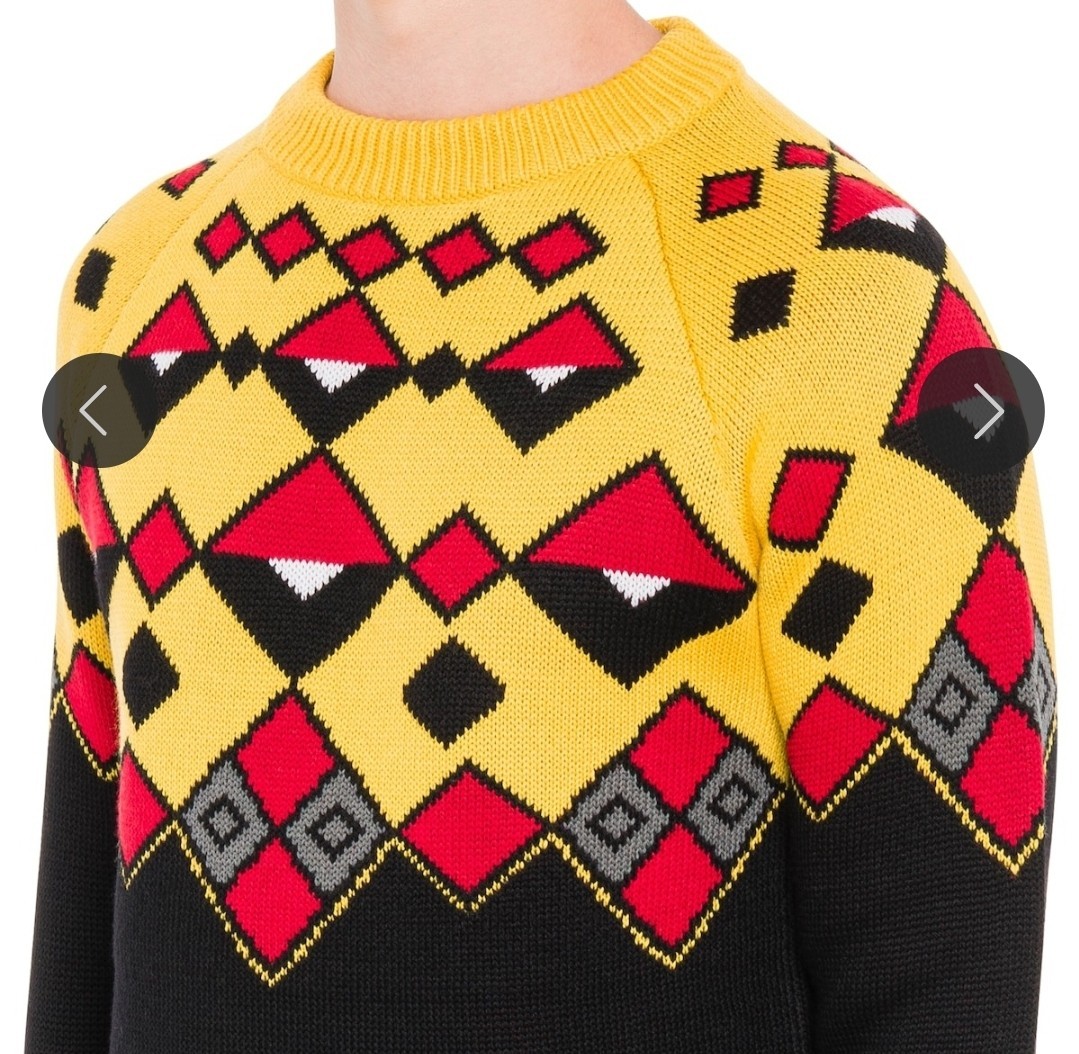 Prada A/W 20 Geometric Patterned Sweater