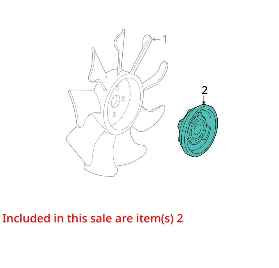 Fan Clutch 6-245 4.0L Fits 98-11 RANGER 2873227 Foto 3 de 4