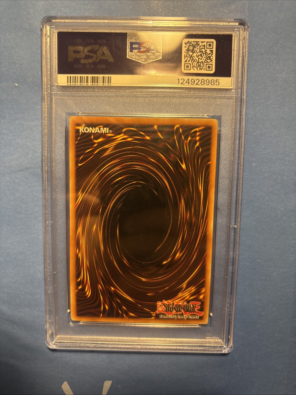 Yu-Gi-Oh! TCG Flame Swordsman LOB-003 Legend Of Blue Eyes Unlimited PSA 9 Mint view 2