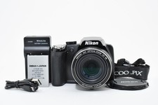 Nikon COOLPIX P90 fotocamera digitale compatta nera testata funzionante venditore Giappone