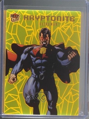2026 Fleer Ultra Superman Kryptonite Yellow Ultraman #K-11 6kv