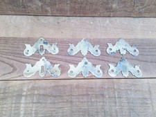 6 Vintage Antique Brass Drawer