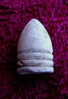 DUG CIVIL WAR DROPPED .69 CALIBER  CONICAL BASE BULLET   (PORT HUDSON)