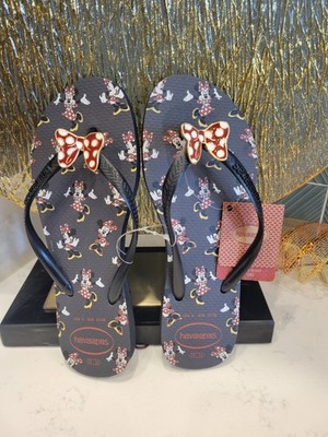 Havaianas Minnie Mouse Flip-Flops   Women s Size 6   NWT   Disney Sandals