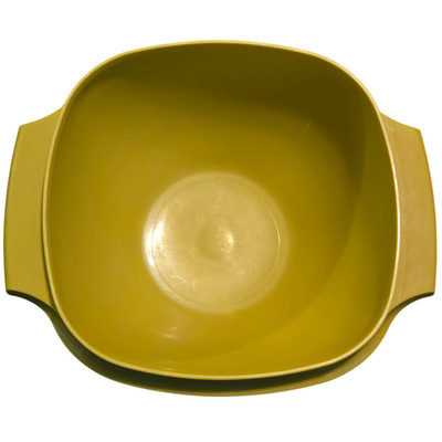 Tupperware Avocado Green Servalier Bowl Round Corners VTG 840-5 Replacement