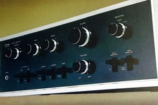 Pubblicità/scheda tecnica originale: amplificatore integrato SANSUI AU6500 del 1974