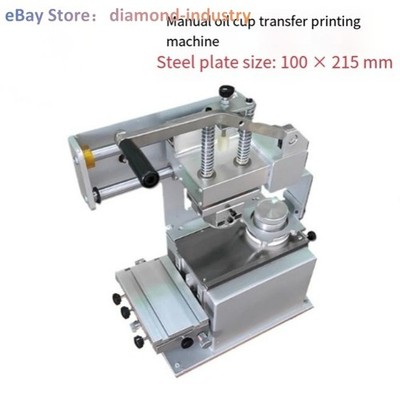 Manual Sealed Ink Cup Pad Printer Inkwell Pad Printing Machine Shifting Press