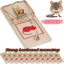 Strong Mouse Traps Traditional Mice Rodent Pest Control Trap Reusable Durable UK
