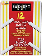 66-2012 12-Count White Dustless Chalk