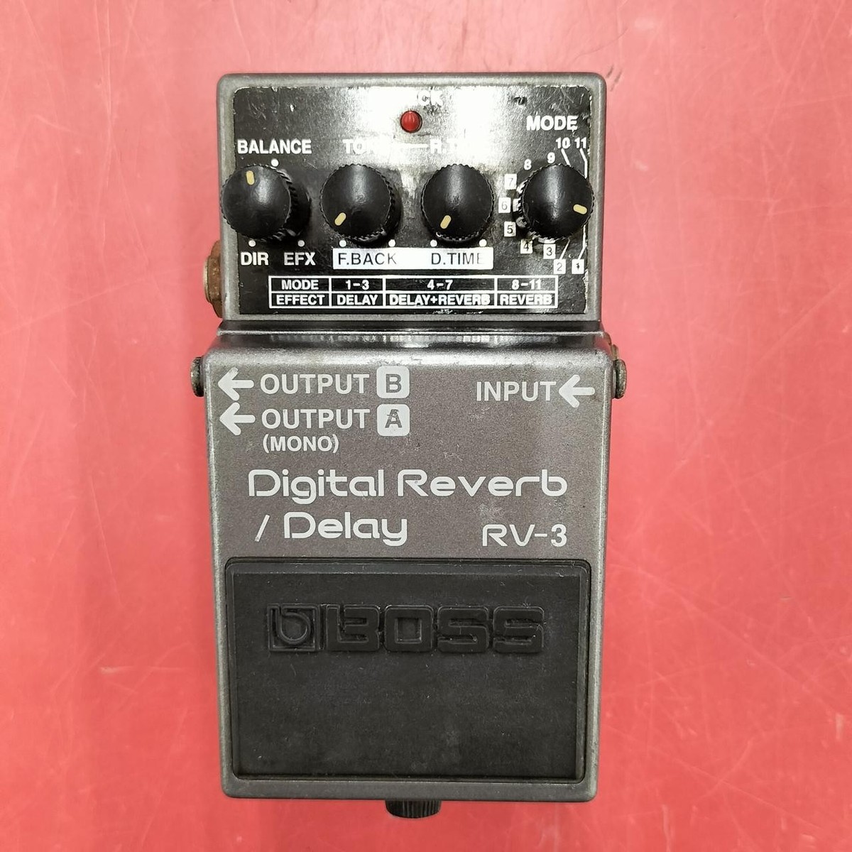 BOSS RV-3 Digital Reverb Delay Guitar Effects Pedal used | eBay UK