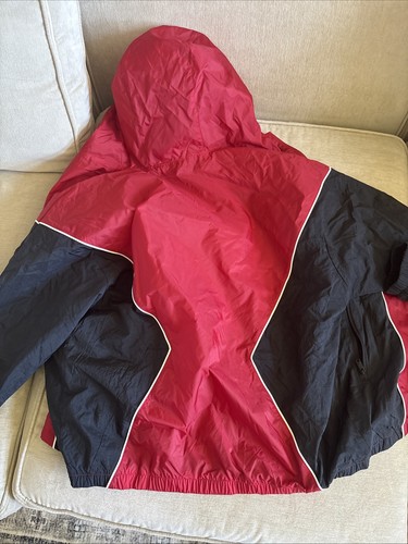 Nike Jordan Brooklyn Hooded Draft Jacket Mens Large Varsity Red Black HF9333-636 - Picture 5 of 5