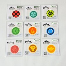 Miraculous Ladybug  Cat Noir Sticker Set of 9 Handzens Apparel Collectible