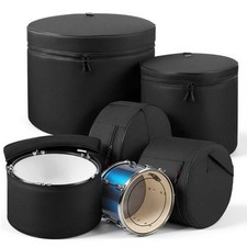 Uimoso 5-Piece Drum Bag Set for 22 in Bass, 12/13/16 in Tom, 14 in Snare