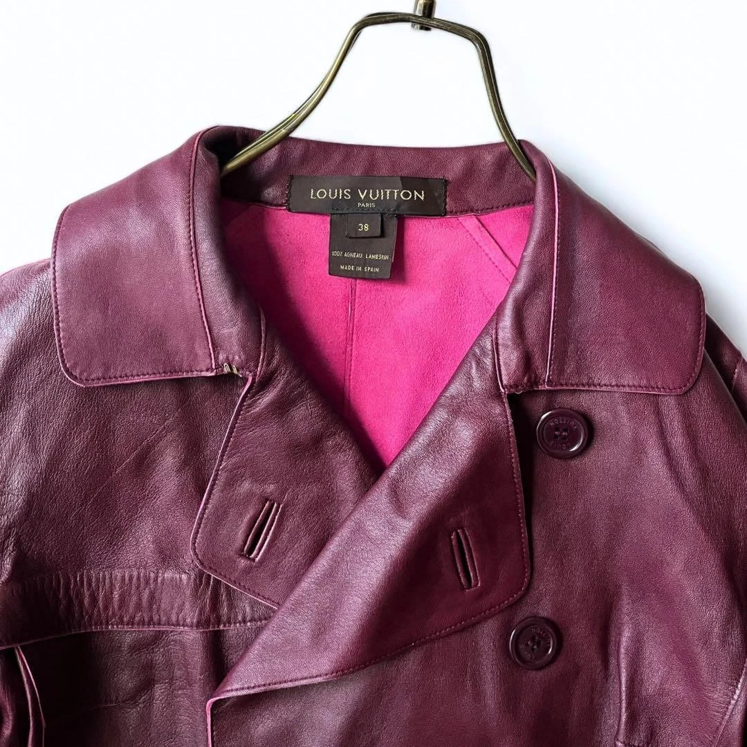 LOUIS VUITTON（LV） Giacca Louis Vuitton in vera pelle di agnello S m7_0712