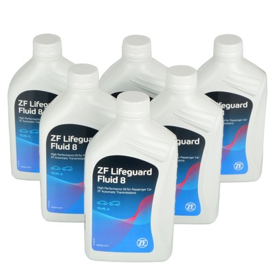 6L ZF GETRIEBEÖL LifeguardFluid 8 ATF Automatikgetriebe 8HP für VW AUDI BMW ALFA