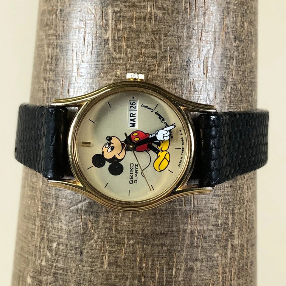Seiko Men 5Y23-7079 Disney Mickey Mouse Quartz For Watch Parts Or Repair Only - Image 2 of 4