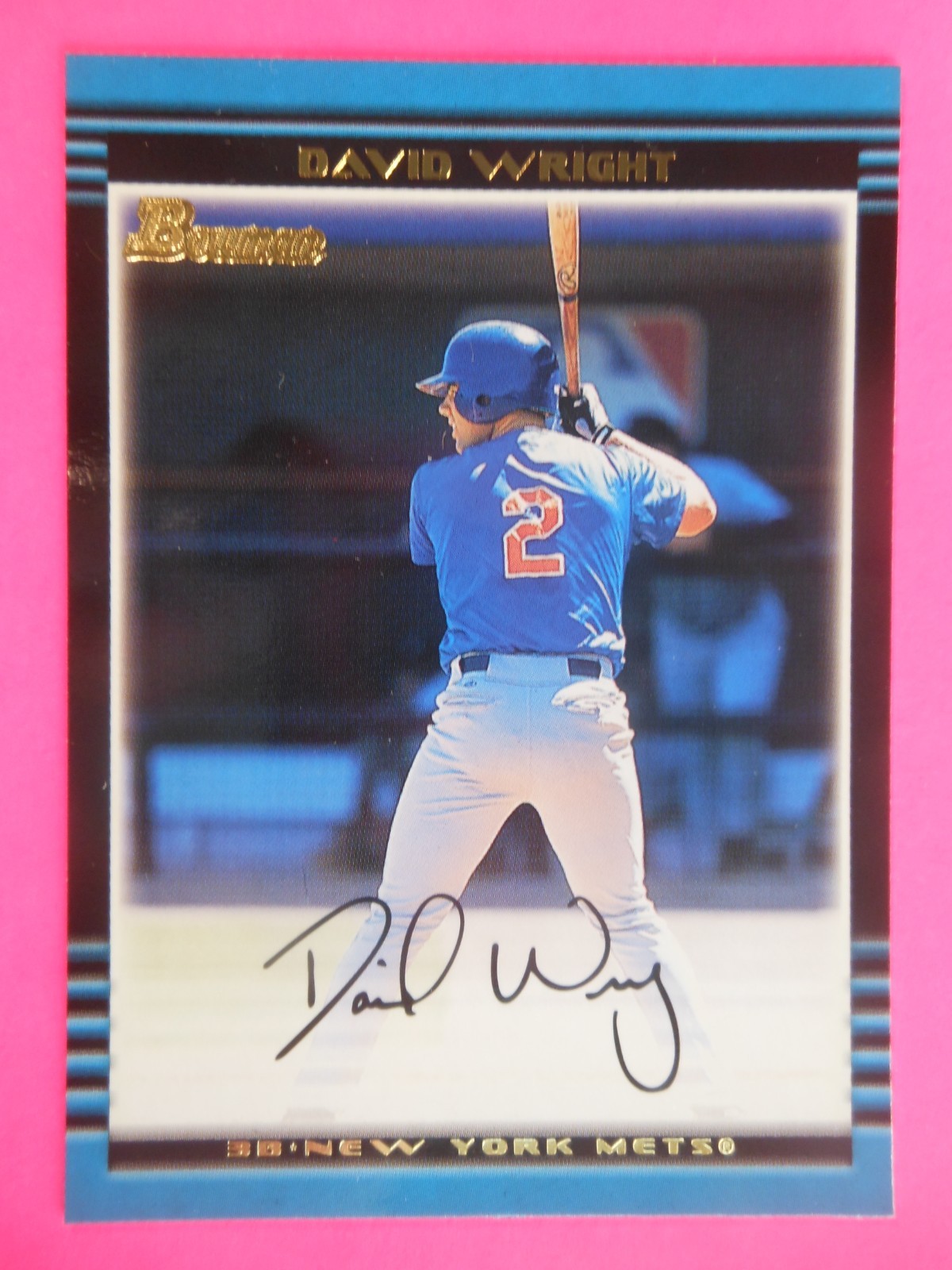 2002 Bowman David Wright Rookie #381 New York Yankees