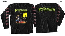 Rare Necrophagia 2 Sides Season Of The Dead S to 5XL Longsleeve Shirt CK203