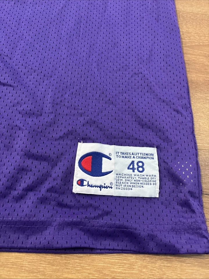 Camiseta deportiva de colección campeón Minnesota Vikings NFL fútbol Randy Moss #84 para hombre 48 Skol Foto 3 de 4