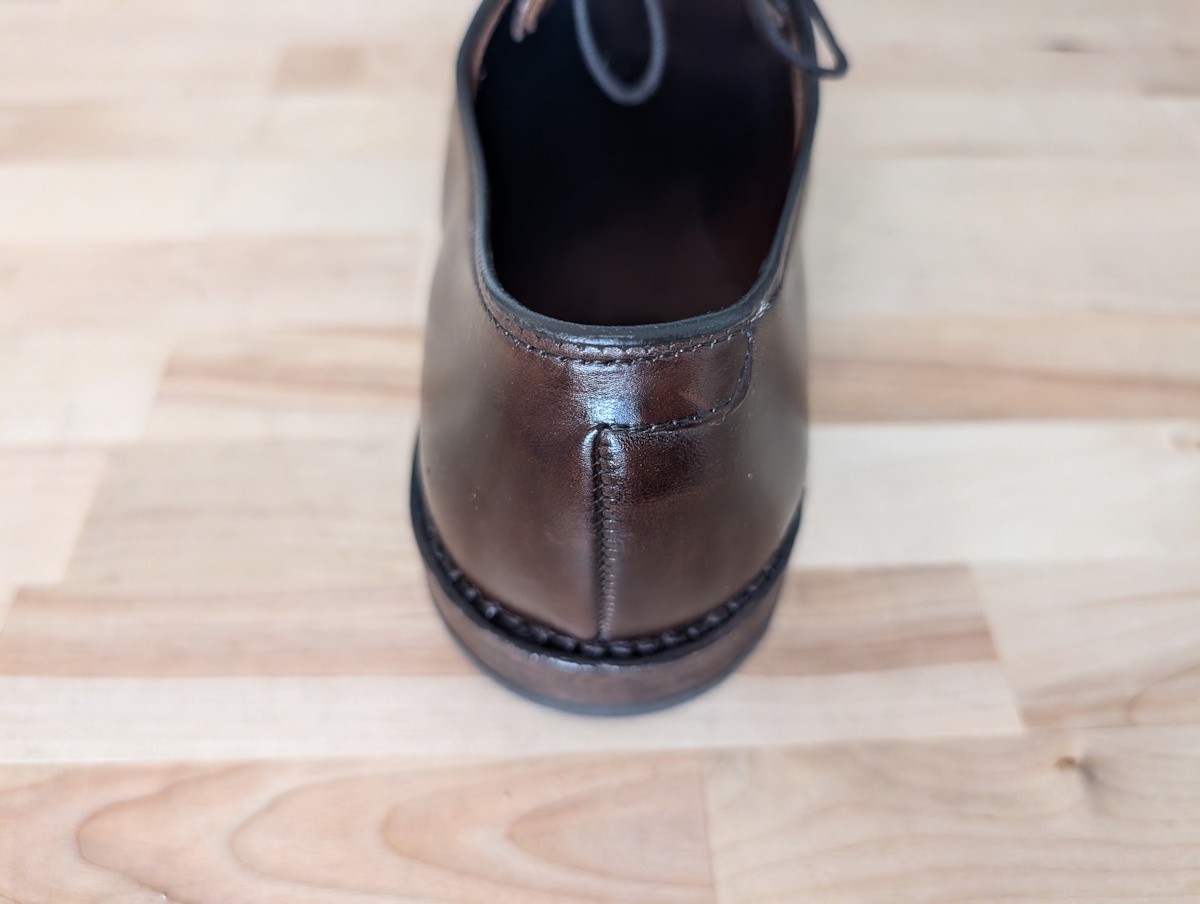 Chaussures habillées derby cuir marron Allen Edmonds