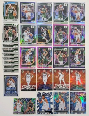 2024-25 Panini Donruss Optic Milwaukee Bucks Team Lot Of 30