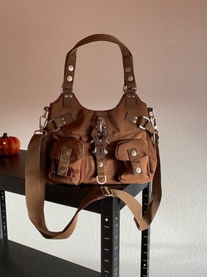 Vintage George Gina Lucy GGL Y2K Multipocket Shoulder Bag