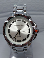 Watch Montres Carlo Quartz Dress Watch Silver Dial Stainless Bracelet