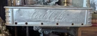 Vintage Coke Coca Cola Metal Original Stadium 24 Bottle Carrier Rice Lake Wi