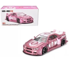 Kaido House x Mini GT Nissan Skyline (R34) Kaido Racing Factory V1 KHMG128 1/64