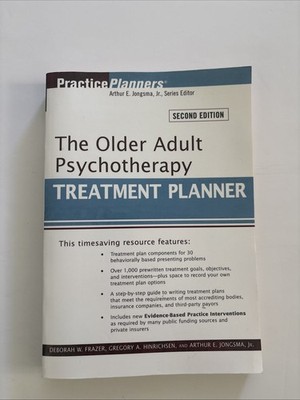 The Older Adult Psychotherapy Treatment Planner EUC No Writing/Highlights Inside