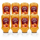 8 Heinz Spicy Chicken Sauce 220gr Spicy Sauce Pepper Chili Top Down Bott.