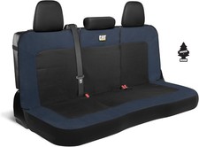 For Mercedes-Benz Caterpillar Front and Rear Seat Covers Set Car SUV Blue Mesh