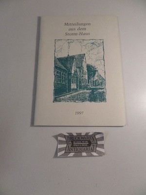 Mitteilungen aus dem Storm-Haus - Nr. 10. Baier-Held, Rosemarie:
