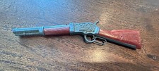 Vintage Toy Marx Miniature Lever Action Saddle Rifle Toy - 7.5"