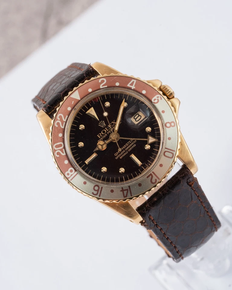 Rolex GMT-Master 1675/8 Vintage Watch Bronze Dial Yellow Gold 1973 - Image 4 of 4