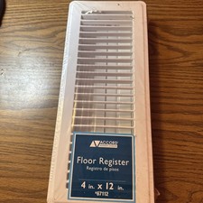 Accord Ventilation Products Floor Register 4in X 12 In